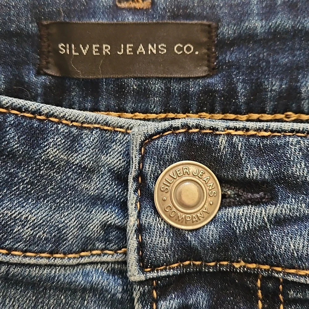 NEW Mens Silver Risto Athletic Fit Skinny Leg Max Flex Jeans: Indigo: 38x32